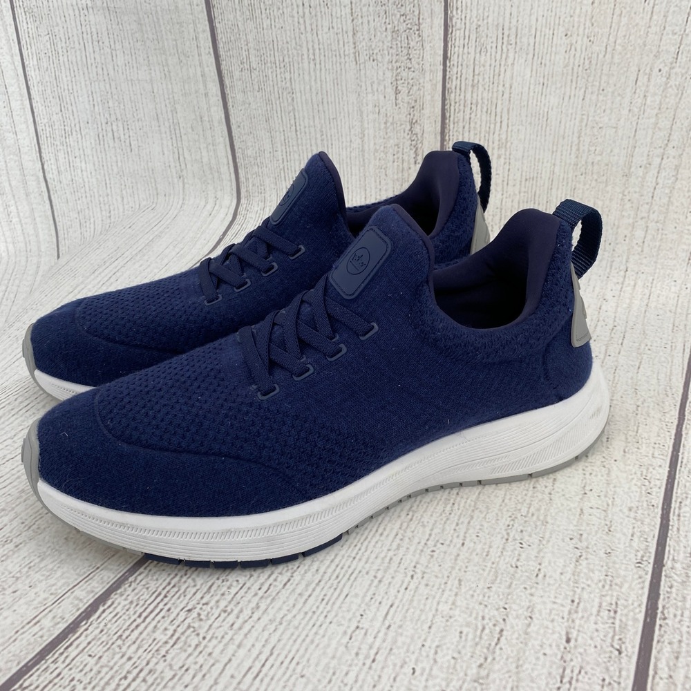 Peter Millar Tellustride Sneakers Mens 9 Navy Blue Knit Trainers Comfort Shoes